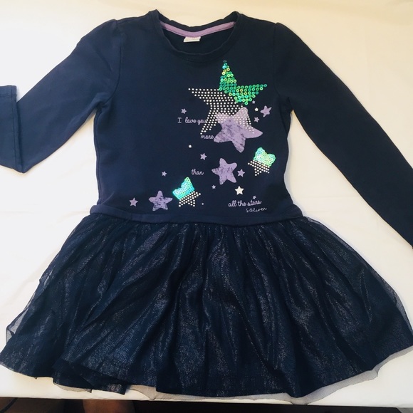 S Oliver Casual Clothing Toddler Girls Blue Dress - Picture 8 of 8